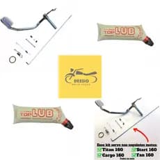 Kit Pedal De Freio Titan 160 2022 Descombinar O Combi Brake + graxa