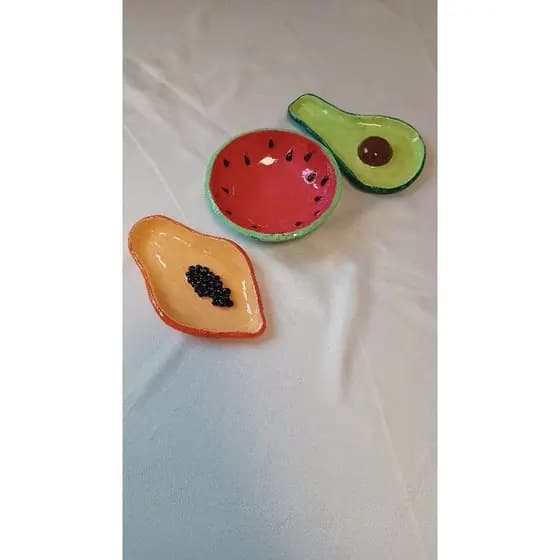 Pratos decorativos de fruta - Tigela de frutas
