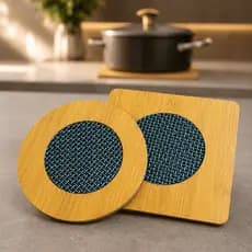 Descanso de Panela MDF 16,5 cm Proteção para Mesa Apoio Porta Panela Quente  Alta Temperatura
