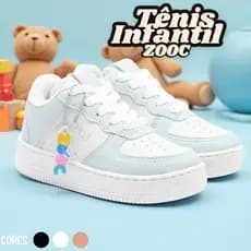 Tênis Infantil Escolar Botinha Cano Baixo Estilo Casual Pronta Entrega