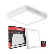 Painel paflon Led Sobrepor 30x30 Quadrado 24W 6500K  Avant