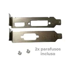 Espelho Low Profile P/ Placa De Vídeo Perfil Baixo Slim + Parafusos + Nota Fiscal