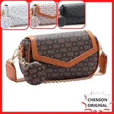Bolsa Clutch Pequena de Festa Casamento Formatura com Alça Transversal Chenson 3485087 Original Luxo