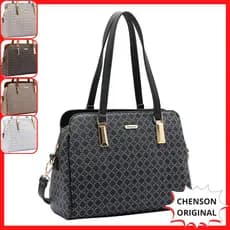 Bolsa Feminina Chenson Original Nova Coleção Singularidade Transversal Mão Grande Divisórias 3484843