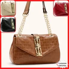Bolsa Verniz Elegante de Festa Casamento Formatura Ombro Mão Marca Chenson Original Greer 3485557