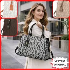 Bolsa Feminina Grande Trabalhar Faculdade Universitária Caderno Tablet Veryrio Original Samia VR3854