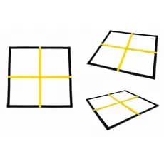 Escada de Agilidade Quadrada 80 x 80 cm Treinamento Funcional Futebol Velocidade e Coordenação