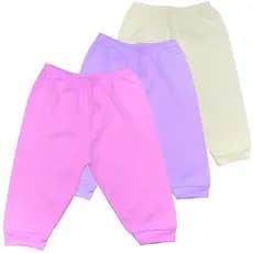 Kit 3 Mijão Culote Calça Pagão Bebê Menino Menina Inverno pé aberto