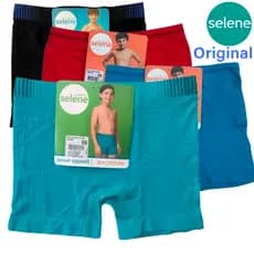 Kit 3 ou 6 cuecas selene Box infantil original elasticidade ajusta se facilmente proporcionando muito conforto