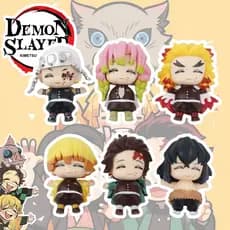 Boneco Kimetsu no Yaiba "Tô Cheio" Demon Slayer Figuras de Ação Bonecos de Ação Decorativo Anime Miniatura Action Figure