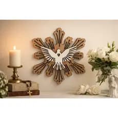 Divino Espírito Santo em MDF Kit Com 01 Unidade – Decoração Religiosa de Parede