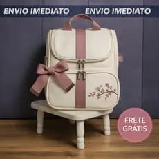 Bolsa Maternidade Lancheira Mochila 2 em 1 Mamãe e Bebê Bolsas