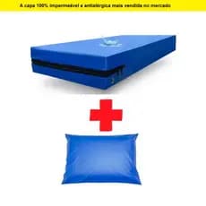 Kit Capa de Colchão + Fronha Impermeáveis Várias Medidas Promoção de Fábrica