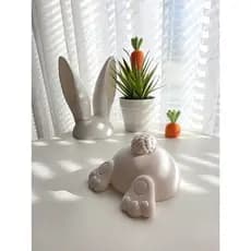 Decoração de Páscoa de Coelhinho Decoração Moderno Minimalista