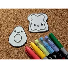 DIY de Artesanato para Colorir Torrada de Abacate