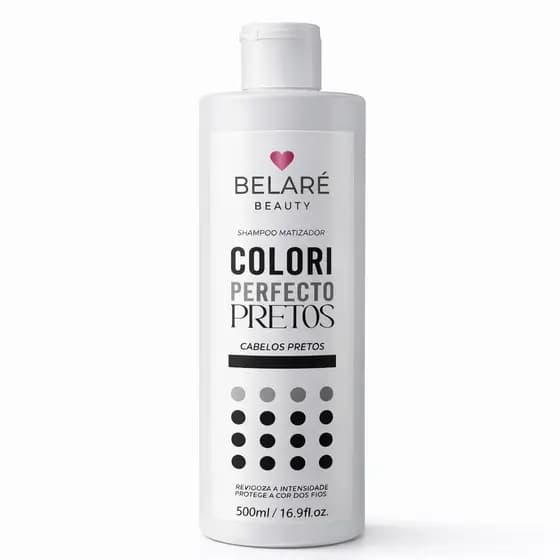 Shampoo Matizador Black Para Cabelo Preto 500ml | Neutraliza Reflexo Vermelho + Brilho