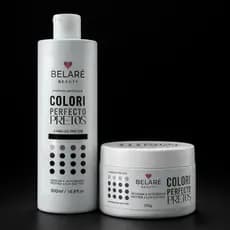 Kit Matizador Black (Shampoo + Máscara) Para Cabelo Preto | 500ml+250g | Neutraliza Reflexo Vermelho