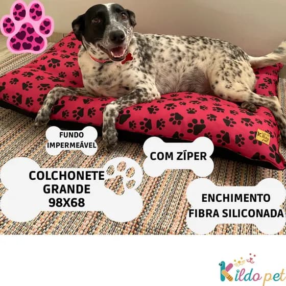 Colchonete Almofada Grande 98cmx68cm Cama para cachorro grande