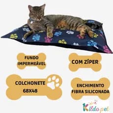 Colchonete Almofada Cama para cachorro e gato 68cm x 48cm