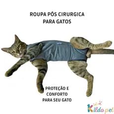 Kildopet Macacão Roupa Cirúrgica Gatos unissex