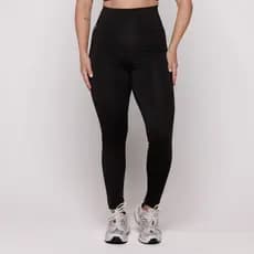 Calça Legging Preta Fitness Treino Feminina Forro Duplo Grace AQN SPORT