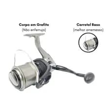 Molinete Inter Cast 8000 - Saint - Pesca Praia - Long Cast