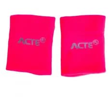 Munhequeira Fitness Rosa/Cinza Suporte de Pulso para Musculação Corrida e Cross Training
