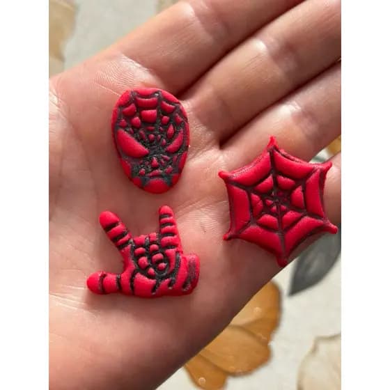 homem aranha aplique comestível pasta americana docinhos pirulitos donuts