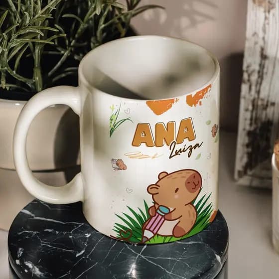 Caneca Professor Capivara Personalizada / Caneca Personalizada Capivara Dia do Professor