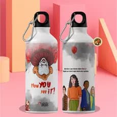 Squeeze It: A Coisa Bem Vindos a Derry Personalizada Alumínio 500ml – Garrafa Terror FanArt