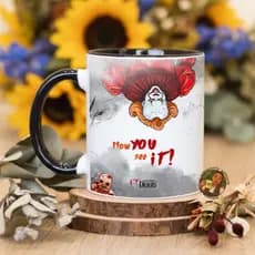 CanecaTerror FanArt Squeeze It: A Coisa Bem Vindos a Derry Personalizada Alumínio 500ml – Garrafa Terror