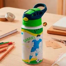 Garrafa Futebol Brasil Personalizada / Garrafa Personalizada Brasil Futebol Neymar / Garrafa Brasil Personalizada