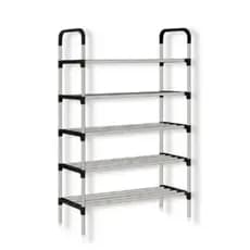 ESTANTE ORGANIZADORA MULTIUSO 5 PRATELEIRAS SAPATEIRA MODULAR 15 PARES LAVANDERIA RACK MULTIUSO BPORTA CALCADOS BRINQUED