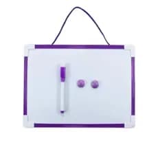 Lousa Quadro Branco Magnético 30x20cm – Completa com Caneta e Apagador p/ Recados, Anotações, Escola e Escritório