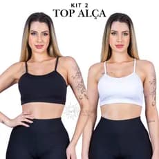 Kit 2 Tops Fitness Slim - Conforto e Estilo