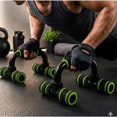 Suporte Apoio para Flexão de Braço com Pegadores Anatômicos Antiderrapantes Treino Malar Braço- Sortida