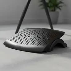 Apoio Ergonômico Para Os Pés Ajustável Escritorio Home Office Plástico NR17