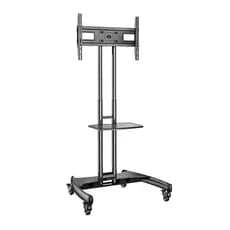 Suporte de Chão Pedestal TV até 85 polegadas com rodas ELG A06V6_PRO AVA1500 super reforçado