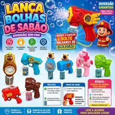 🫧✨ LANÇA BOLHAS DE SABÃO INFANTIL – Diversão Garantida para Crianças! ✨🫧
