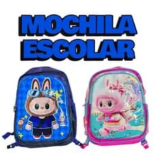 mochila escolar kit 3 unidades mochila lancheira estojo