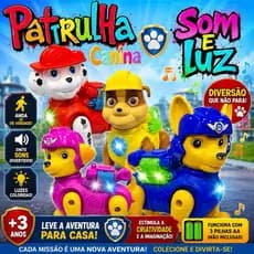 🐶✨ PATRULHA CANINA ROBÔ COM SOM, LUZ E MOVIMENTO INTERATIVO ✨🐶