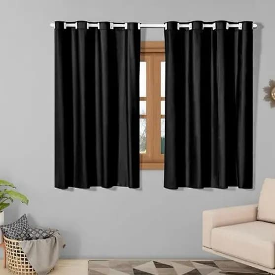 Cortina Blackout PVC corta 100 % a luz 2,80 m x 1,60 m  (para sala, escritorio, quarto)