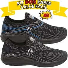 Kit 2 Tênis Meia Masculino Sem Cadarço – Moderno e Versátil, Diversas Cores | Envio Rápido