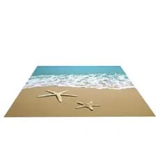 Tapete De Festa Em Lona Praia Verao Personalizado 2,0 x 1,50m