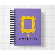 Caderno A5 Friends - 100 Folhas (200 páginas)