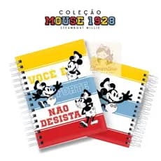 Caderno tamanho A5 - Coleção Mouse 1928