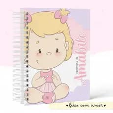 Caderneta de Saúde Personalizada Menina - Capa Dura