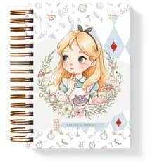 Caderno personalizado A5 País das Maravilhas