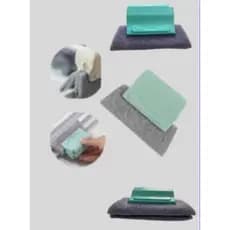 kit 2 peças Limpa trilho e cantos escova para limpar trilho de porta janela borrachas frestas