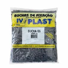 Bucha 6mm bucha s6 sem aba sem anel pacote 1mil unidades